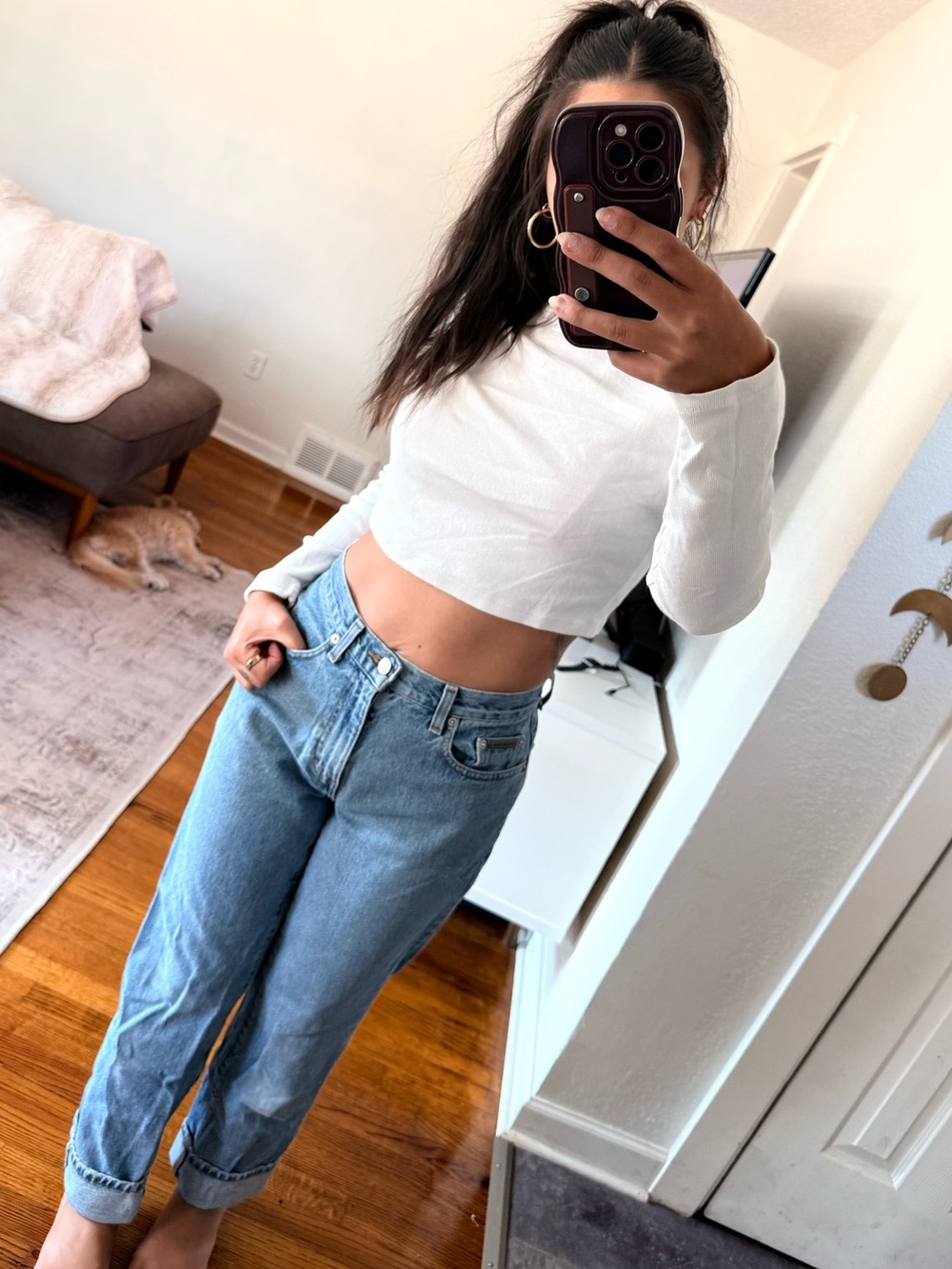 Vintage 90’s Calvin Klein high waisted jeans
